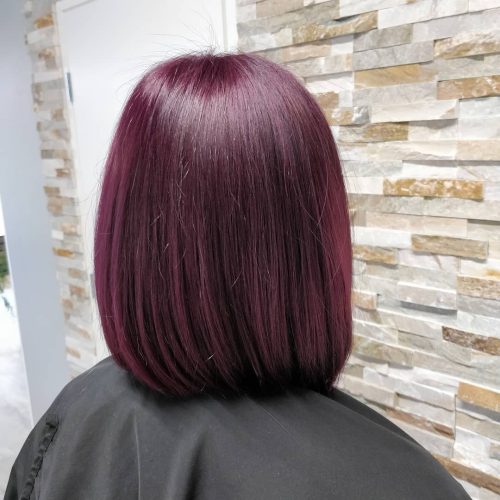 26 idées de couleur de cheveux prune qui ont tendance en 2022 