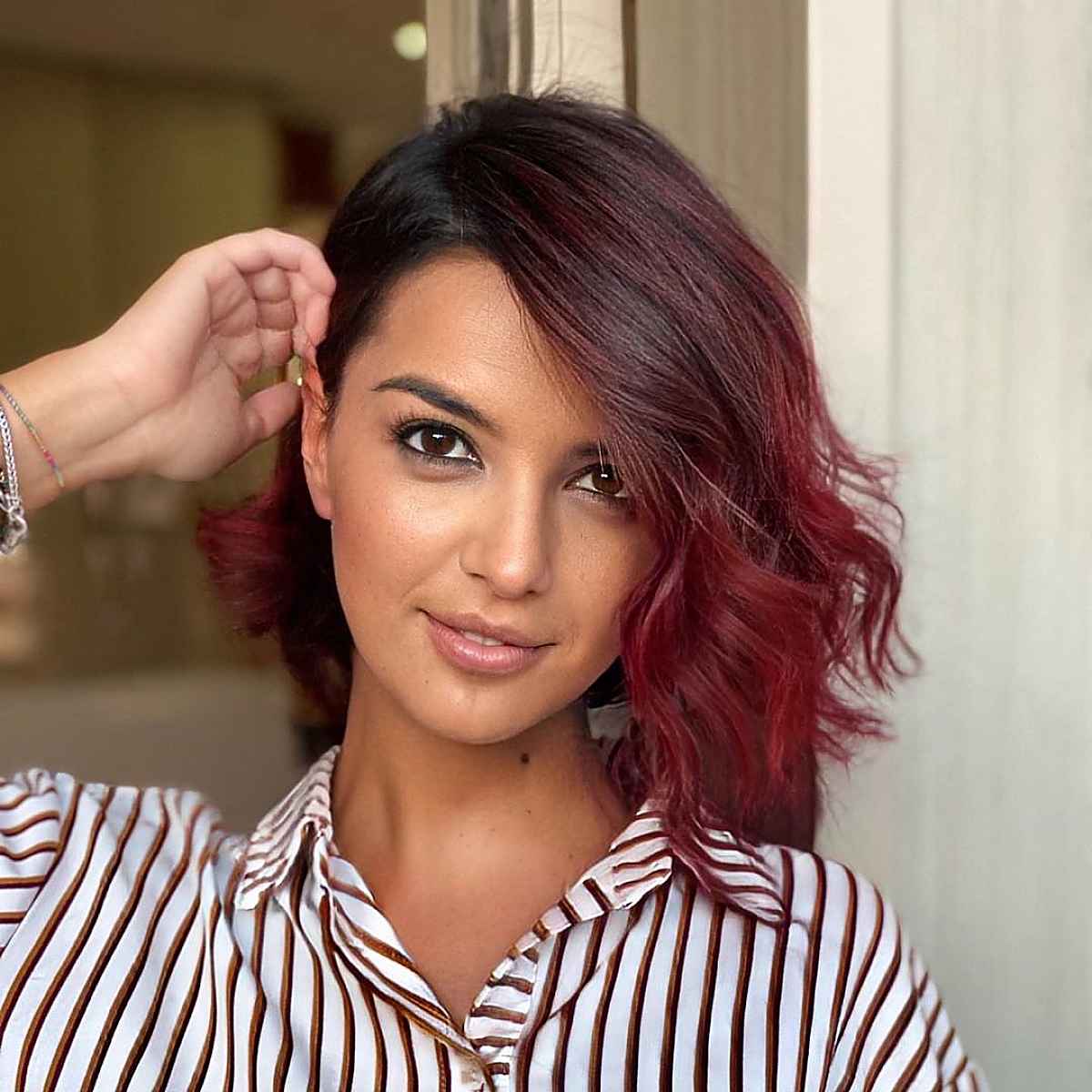 Couleurs de cheveux de balayage rouge:19 exemples les plus chauds pour 2022 