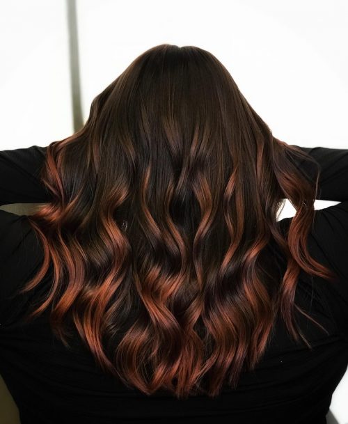 28 Blazing Hot Red Ombre Hair Color Ideas 2022 