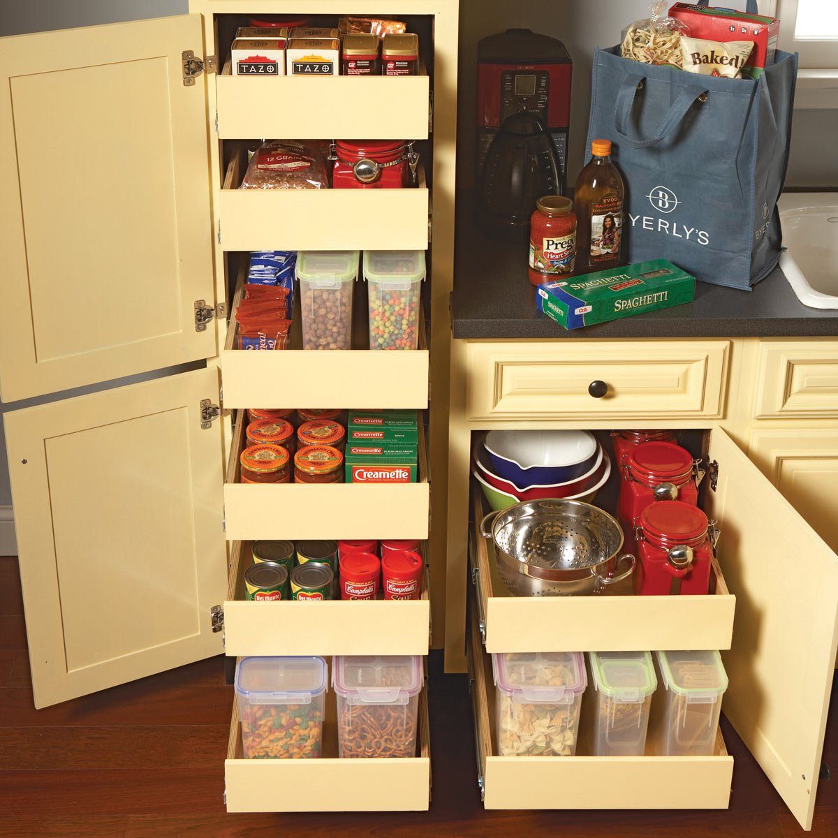 40 Clever Kitchen Organizing Idéer du vill prova just nu 