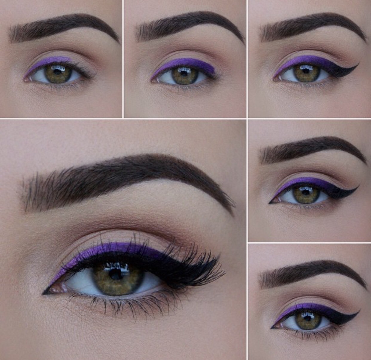 Maquillage doré pour les yeux bruns. Si vos yeux sont rapprochés 