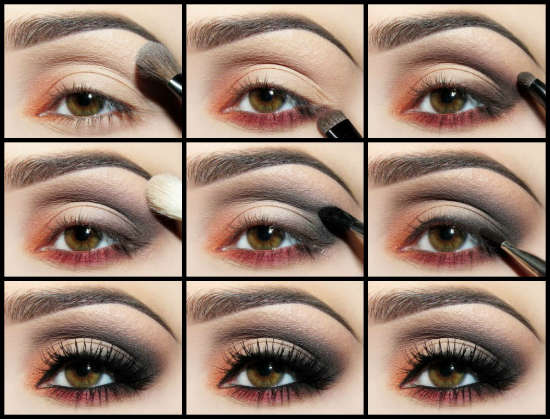 Maquillage d entreprise pour les yeux bruns étape par étape. Maquillage dans les tons verts pour les filles aux yeux bruns 