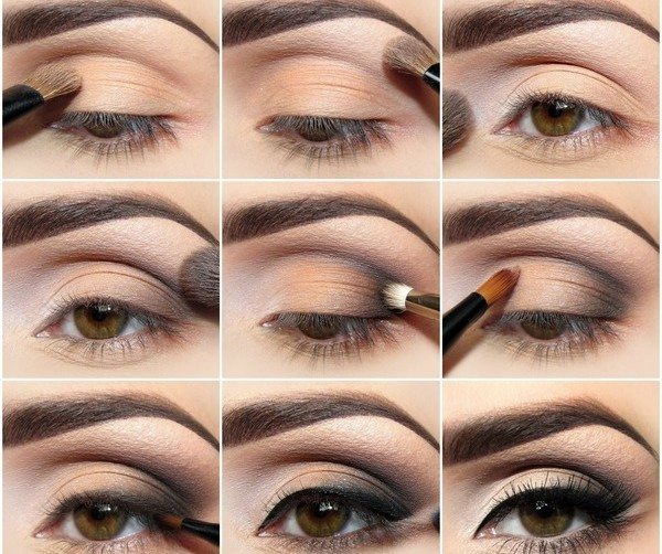 Maquillage d entreprise pour les yeux bruns étape par étape. Maquillage dans les tons verts pour les filles aux yeux bruns 