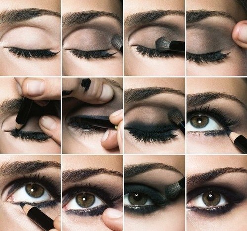 Maquillage d entreprise pour les yeux bruns étape par étape. Maquillage dans les tons verts pour les filles aux yeux bruns 