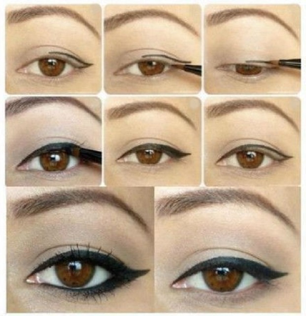 Maquillage d entreprise pour les yeux bruns étape par étape. Maquillage dans les tons verts pour les filles aux yeux bruns 