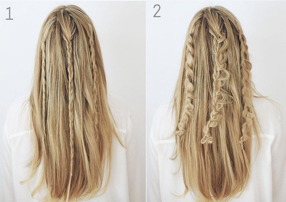 Opciones para los mejores peinados y peinado para cabello largo. Foto con peinados en diferentes estilos para cabello largo 