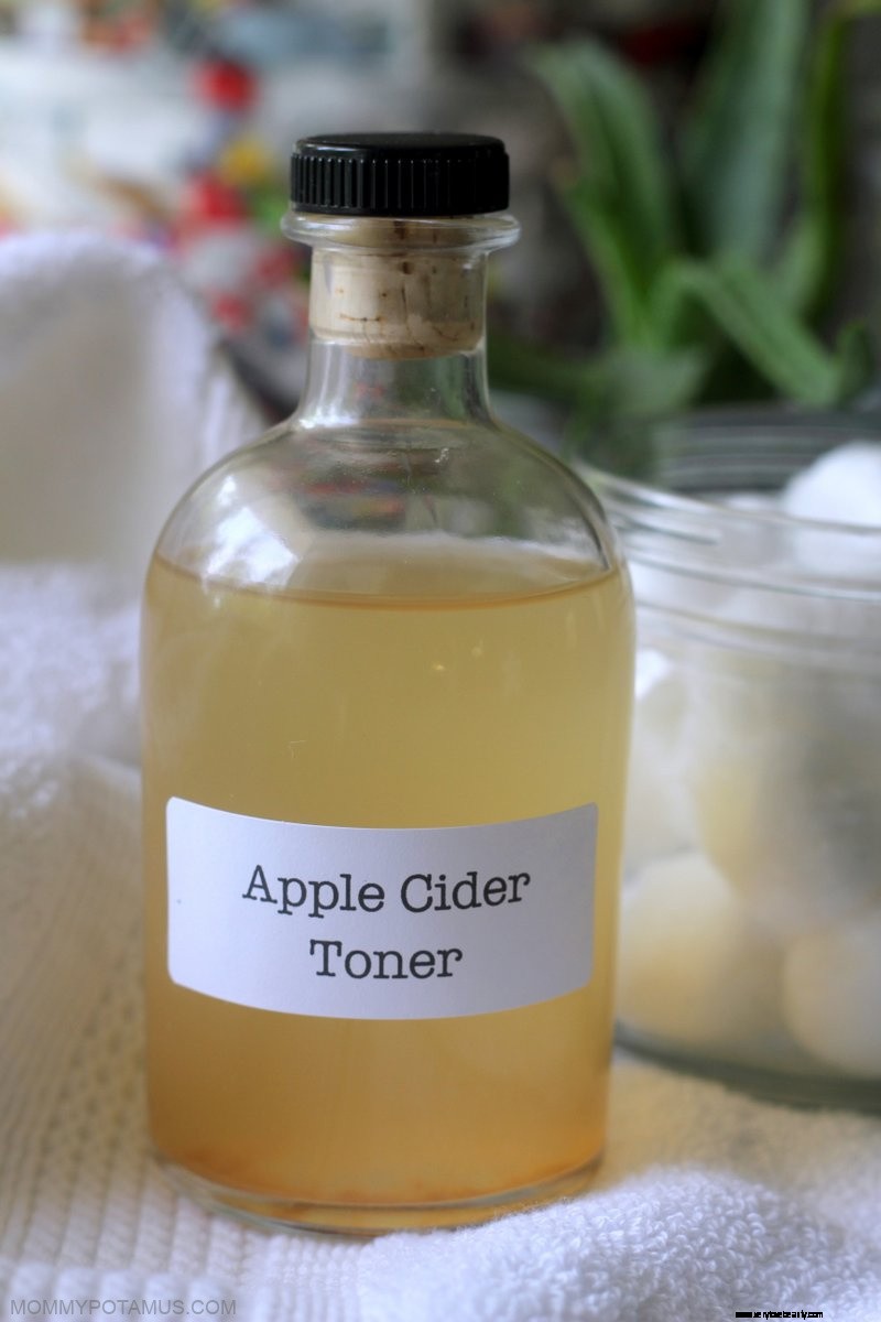 Avantages de toner facial de vinaigre de cidre de pomme + recette 