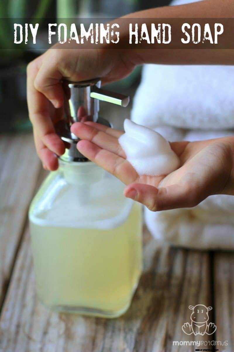 Comment faire du savon à main moussant 