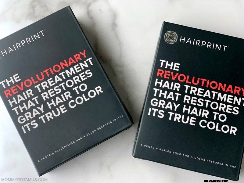 Restaurer les cheveux gris à sa vraie couleur sans teinture (revue Hairprint) 