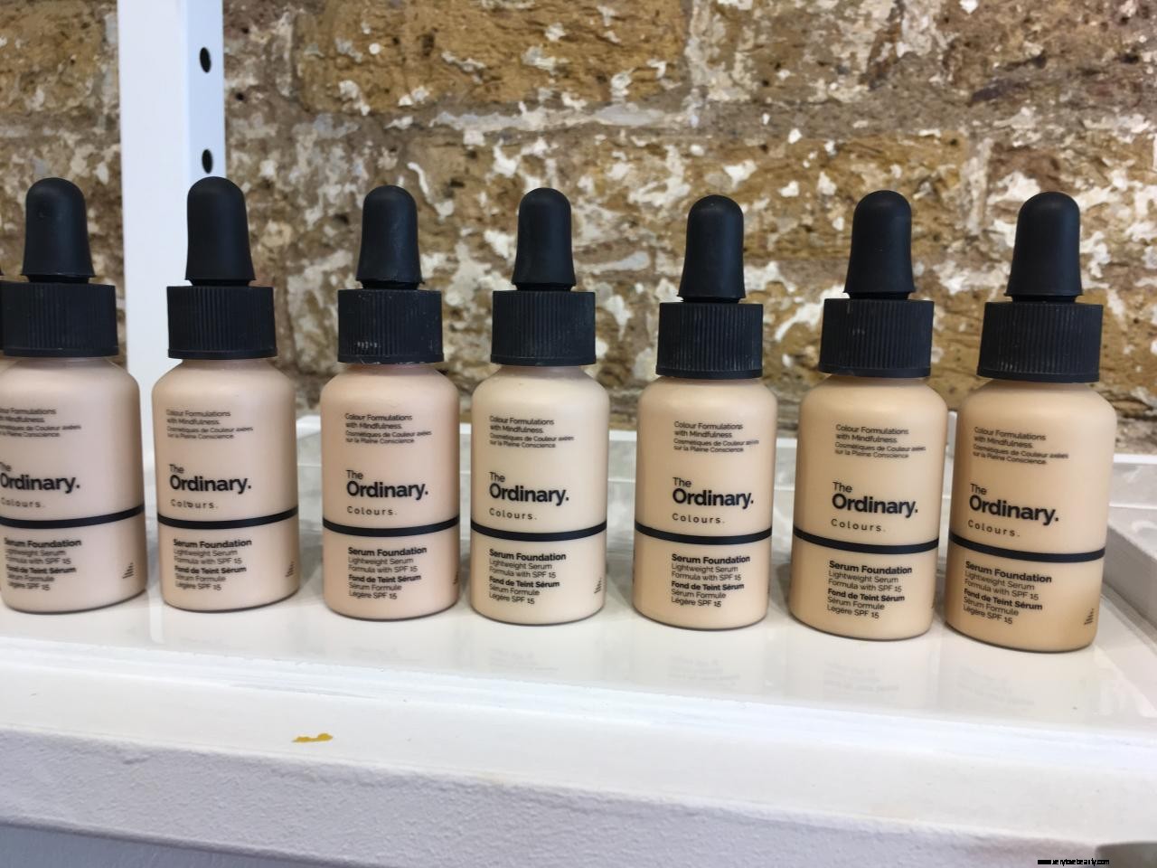 Ny The Ordinary Colors Foundation Sneak Peek och Color Chart 