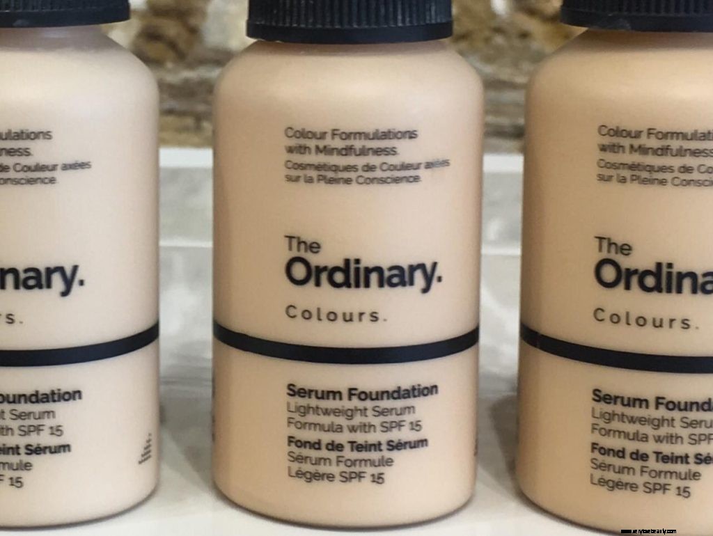 Ny The Ordinary Colors Foundation Sneak Peek och Color Chart 