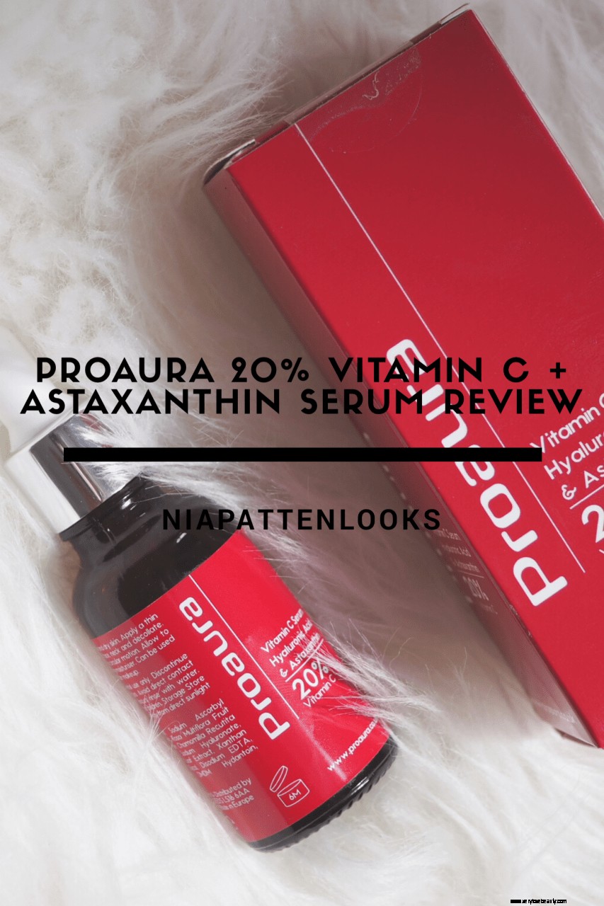 Proaura 20% C -vitamin serum med hyaluronsyra och astaxanthin  