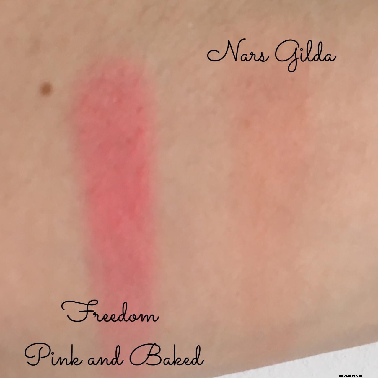 Freedom Pro Blush Palette Pink und Baked | Rezension und Farbfelder 