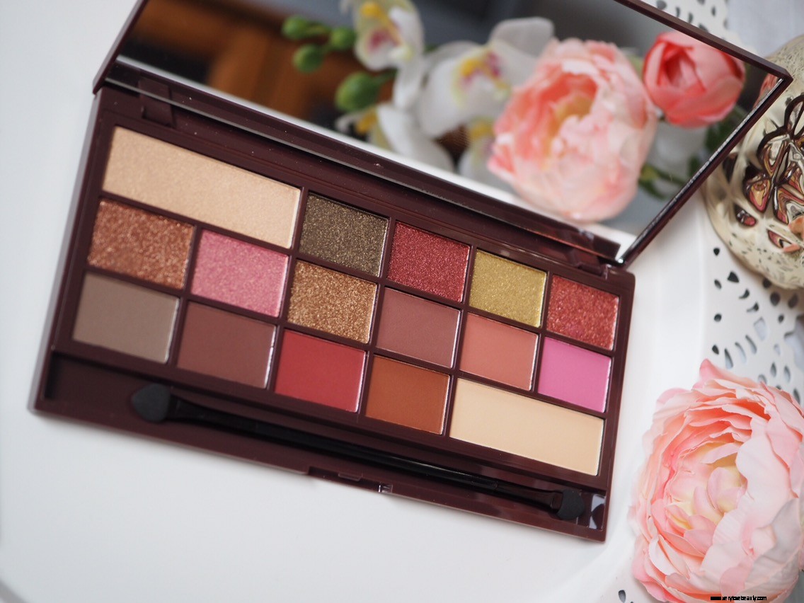 I Heart Makeup | I Heart Chocolate Rose Gold Palette | Granska och färgrutor  